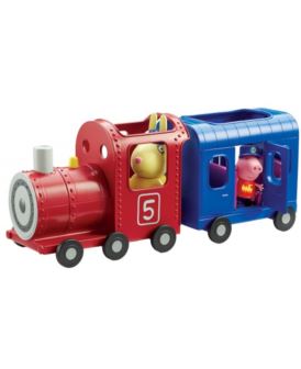 ŚWINKA PEPPA Z WAGONIKIEM + FIGURKI  06152