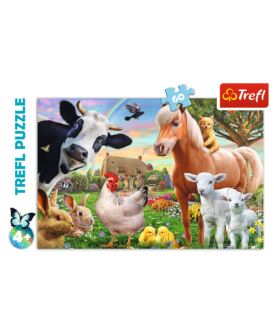 TREFL PUZZLE 60 EL WESOŁA FARMA