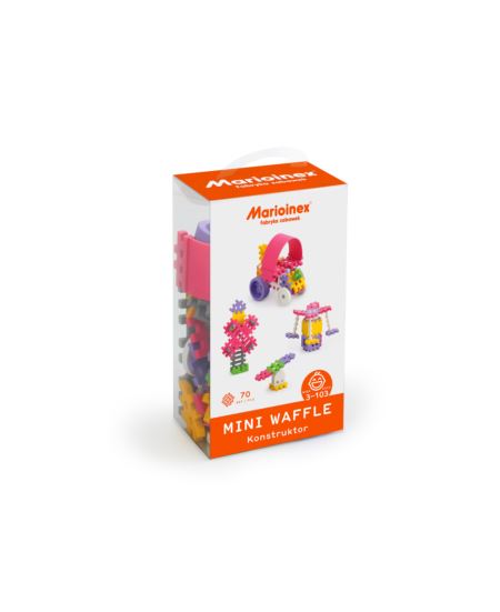 KLOCKI WAFLE MINI 70 SZT. DZIEWCZYNKI