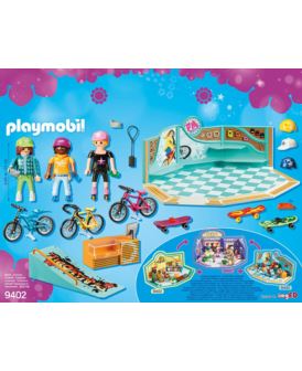 PLAYMOBIL 9402 SKLEP ROWEROWY I SKATEBOARDOWY