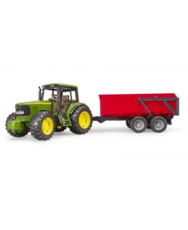 BRUDER 02057 TRAKTOR JOHN DEERE 6920 Z PRZYCZEPĄ