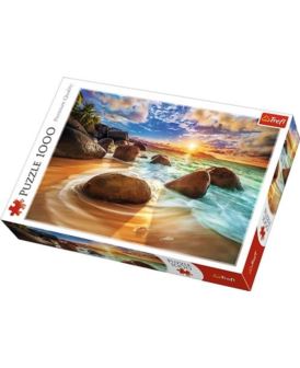 TREFL PUZZLE 1000 EL. PLAŻA SAMUDRA INDIE 10461